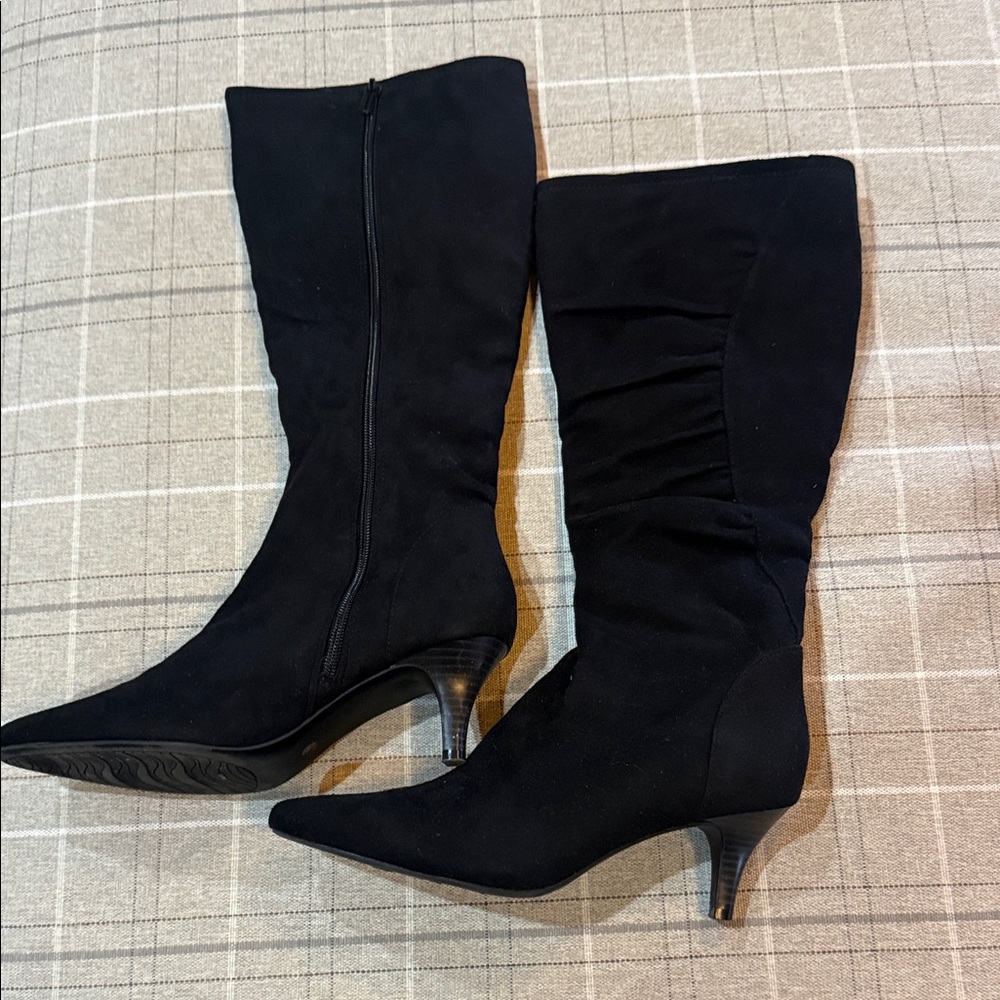 East 5th Black Heeled Boots